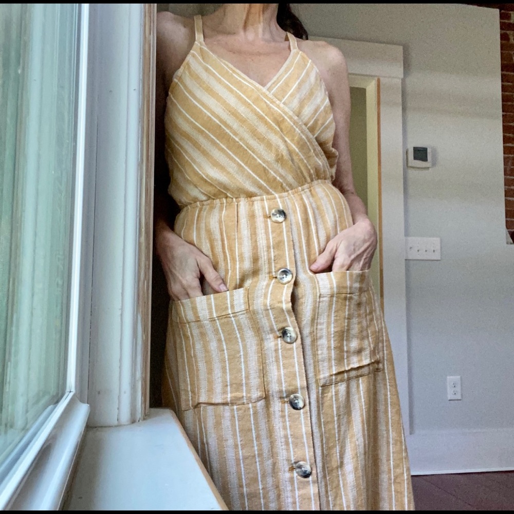 Indigo rein midi dress